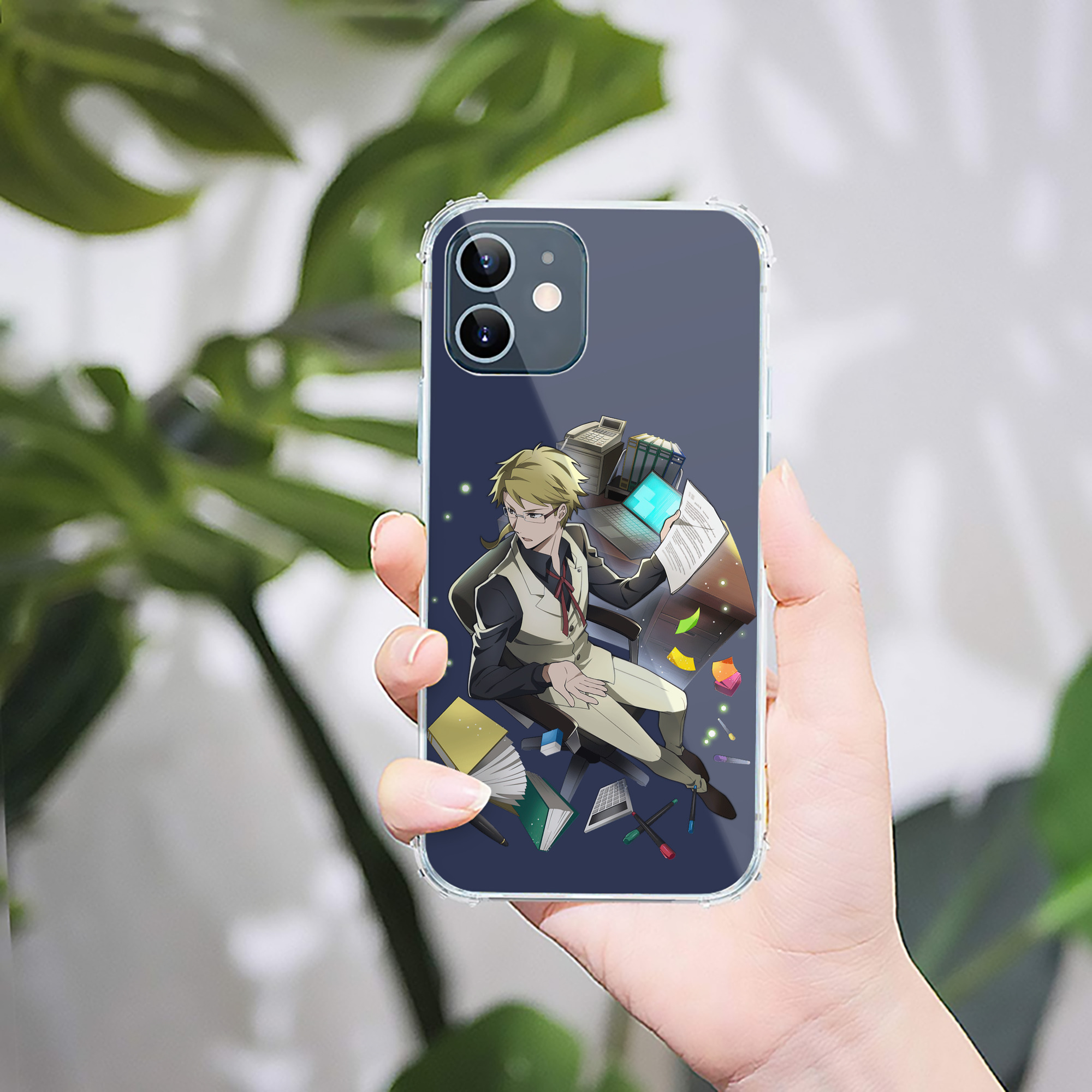 （画像用） 文豪ストレイドッグス Bungo Stray Dogs 【iPhone 12シリーズ対応】透明スマホケース（クリアソフトケース）